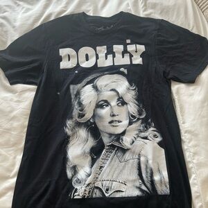 Black Dolly Parton Graphic T-Shirt